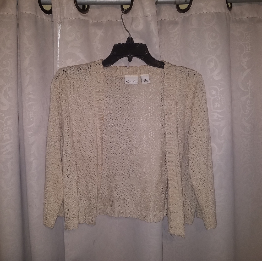 Kim Rogers PETITE Cardigan Size PL Beige